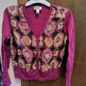 Bright Pink Talbot's cardigan